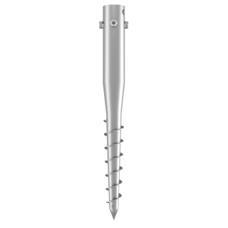 MAXERIO® 60 cm Core 4 Schraubfundament; Ø 60 x 2; 4 x M8
