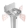 MAXERIO® 80 cm Base-Set TILT Schraubfundamente inkl. Konsole (feuerverzinkt); Ø 60 x 2; M12