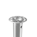 MAXERIO® 80 cm 3er Base-Set TILT Schraubfundamente inkl. Konsole (feuerverzinkt); Ø 60 x 2; M12