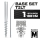 MAXERIO® 100 cm 1er Base-Set TILT Schraubfundamente inkl. Konsole (feuerverzinkt); Ø 60 x 2; M12