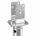MAXERIO® 80 cm U-Set TILT Schraubfundamente inkl. Pfostenträger (U-Winkel - feuerverzinkt); Ø 60 x 2; M12